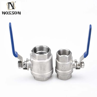 ステンレス鋼 2pc ボールバルブ 3インチ 6インチ DN50 PN40 32mm 400 wog 水力 DIN API 6d と重用アプリケーション