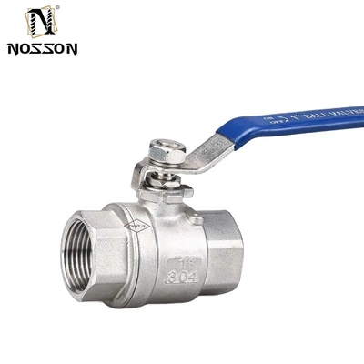 2方向 1/2 &quot;DN15 15mm 手動圧力 PN63 高圧アプリケーションのためのステンレス鋼ボールバルブ