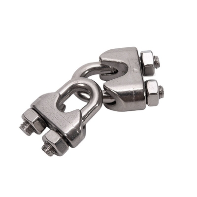 ZINC Finish Metric Measurement System 304 一般産業用用用3mmステンレススチールワイヤロープクランプ