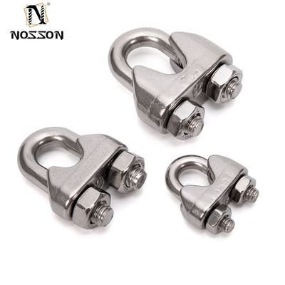 ZINC Finish Metric Measurement System 304 一般産業用用用3mmステンレススチールワイヤロープクランプ