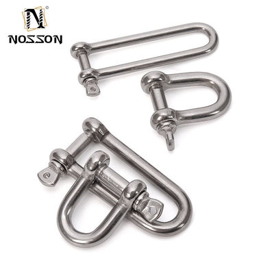 ポリッシュした重工業用ステンレス鋼 304/316 Dee 鎖 調節可能なU/Dアンカー鎖 安全鎖 拘束ピン ロング D鎖