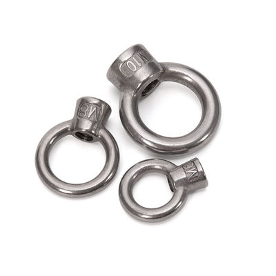 重工業標準 ANSI 鉱山用ステンレス鋼のリフティングアイナッツ A4-70 SS304 SS316 DIN580