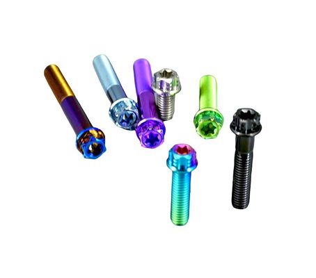 ブラックオキシド仕上げチタンボルト M1.6 M2 M2.5 M3 M4 M5 M6 M8 M10 M12 M14 M16 M20 メトリック測定システム