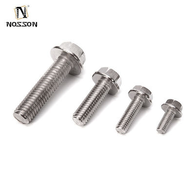 スライバーZINC仕上げ SUS304 316 ヘクサフランジヘッドボルト M5 M6 M8 M10 M12 M14 M16 M20 DIN ISO粗細糸ピッチグレード 304/316