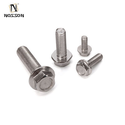 スライバーZINC仕上げ SUS304 316 ヘクサフランジヘッドボルト M5 M6 M8 M10 M12 M14 M16 M20 DIN ISO粗細糸ピッチグレード 304/316