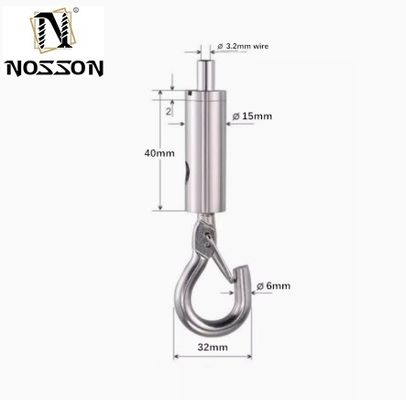 食品・飲料類DIN認定のワイヤロープ・クランプ