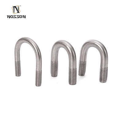 不同鋼ZINC仕上げ M2-M12 メトリックアプリケーションと高張力強度のための炭素鋼Uボルト固定器