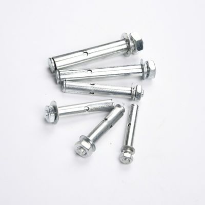 ブラウン・スチール M6 M8 M10 拡張アンカー ボルト 固定 ボルト シールド アンカー ヘックス ボルト 重用用途 グレー仕上げ