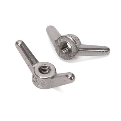 メトリックシステムにおける重労働産業用用用 鋼鉄製のガルバナイドメトリックM8バタフライ翼ナッツ