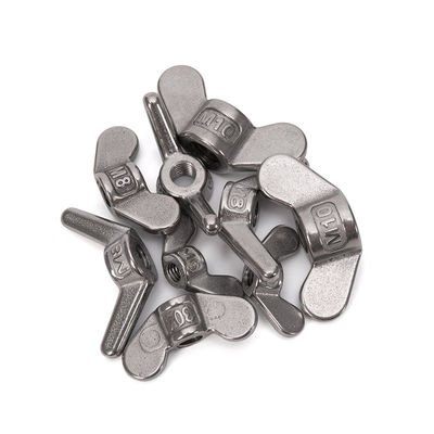 メトリックシステムにおける重労働産業用用用 鋼鉄製のガルバナイドメトリックM8バタフライ翼ナッツ