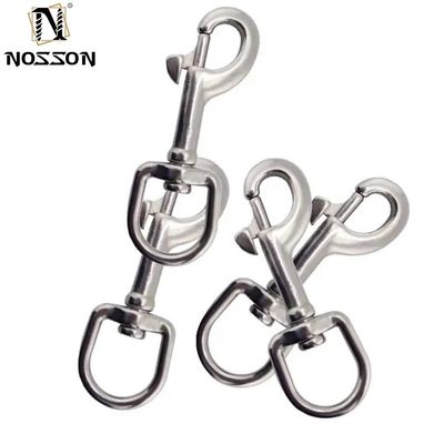 鉱業用ステンレス鋼 SS304 SS316 A2 A4 円形リング ドッグ リヤスロープ ローンドアイ スウィーブル スナップフック 重工業必需品