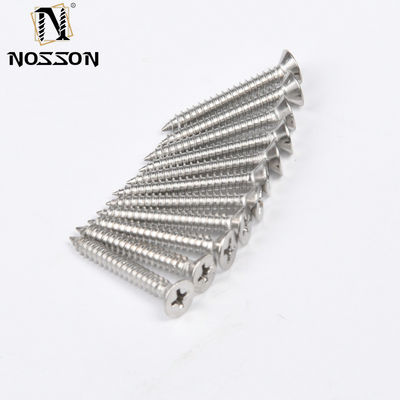 メトリック DIN 304 ステンレス鋼 フラットヘッド スクロール カウンターサングヘッド マシン スクロール フィリップス 尖った尾 自己タッピング スクロール