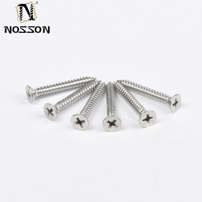 メトリック DIN 304 ステンレス鋼 フラットヘッド スクロール カウンターサングヘッド マシン スクロール フィリップス 尖った尾 自己タッピング スクロール
