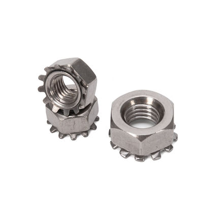 メトリック計測システム 亜鉛プラテッド M6 M8 ステンレス鋼 Kナッツ ANSI/ASME 標準と自由回転洗浄機