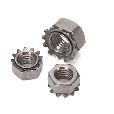 メトリック計測システム 亜鉛プラテッド M6 M8 ステンレス鋼 Kナッツ ANSI/ASME 標準と自由回転洗浄機