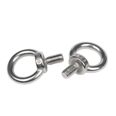 GB標準海上級 鋼筋リフティングリング 針状眼栓 1/4&quot; 20 x 1&quot;&quot; ISO 丸型頭型