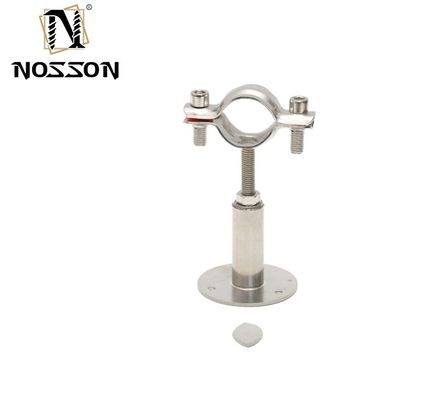 耐久性のある医療設計のためのメトリック測定不鋼SS304丸管フィッティングホルダークランプ 16-300mm