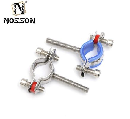 16~300mm パーソナライズド サポート 衛生用ステンレス鋼 304 丸型パイプ クランプ パイプホルダー DIN 規格