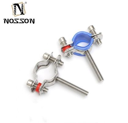 16~300mm パーソナライズド サポート 衛生用ステンレス鋼 304 丸型パイプ クランプ パイプホルダー DIN 規格