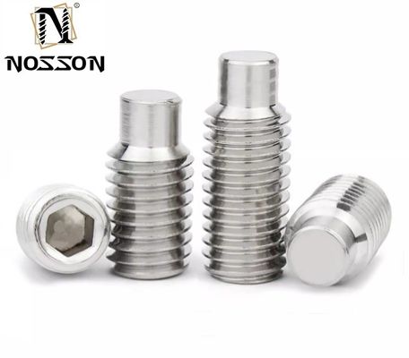 ブラスパンヘッド M1.6 M2 M2.5 M3 M4 M5 M6 M8 M10 M12 304 ステンレス鋼 メトリックスレッド スロットコーンポイントセット スクリュー ボルトファスナー