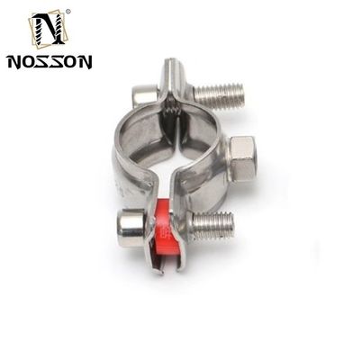 ODM オーダーメイドサポート ステンレススチール304 電子振動鋼 食品飲料パイプのためのクッション式クランプ