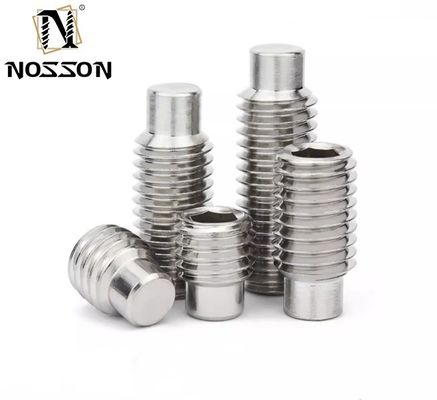 M1-M12 DIN916 1/4-20 3/8-16 ステンレス 鋼 銅 亜鉛 細歯 ヘックスソケット スロット 平点 グルブ セット スクロール