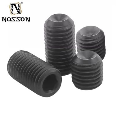 M1-M12 DIN916 1/4-20 3/8-16 ステンレス 鋼 銅 亜鉛 細歯 ヘックスソケット スロット 平点 グルブ セット スクロール