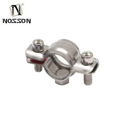 標準測定サポートステンレス鋼 201/304 イギリス型パイプクランプ 迅速解き出しとカスタマイズされたサポート
