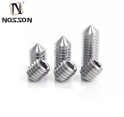 パンヘッド ポリッシュ 304 ステンレス ステンレス セット スクロール DIN916 標準 DIN と ポーリング M1-M12 のヘックス レス スクロール