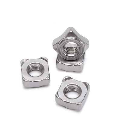 304 316 不同鋼 正方形 溶接ナッツ 丸い 方形 四点 溶接ナッツ Din928b 石油・ガス産業用
