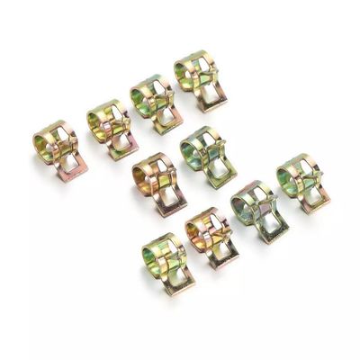 インストックZINC真空スプリング燃料オイル 水CPUホースクリップ パイプチューブ バンドクリップ メタルファスナー スプリングクリップ 燃料クリップフック 空気チューブ