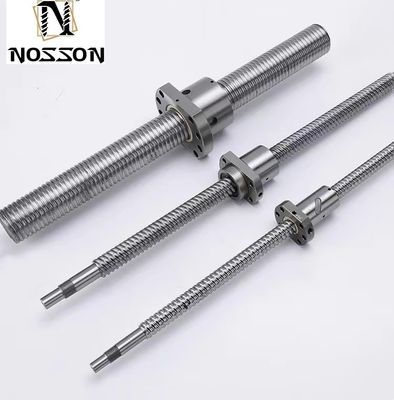 不同鋼 CNC回転ナッツ M2-M24 メトリック測定システム SFU1605/1610 線形ガイドのためのボールスクリュー
