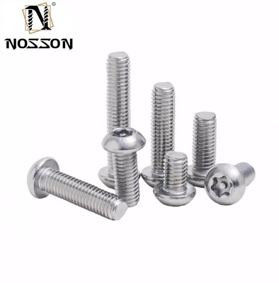 ANSI/ASME 標準 304 ステンレス スチール トルックス 丸型パンヘッド ピン 防盗 セキュリティ スクリュー 6 ロブ ボタン ヘッド 改変 防止 ボルト