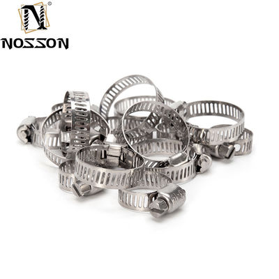 標準メトリック測定 ステンレス鋼材とホットホースクリップワームクリップの重用パイプフィッティングタイプクランプ