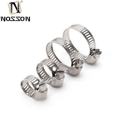 標準メトリック測定 ステンレス鋼材とホットホースクリップワームクリップの重用パイプフィッティングタイプクランプ