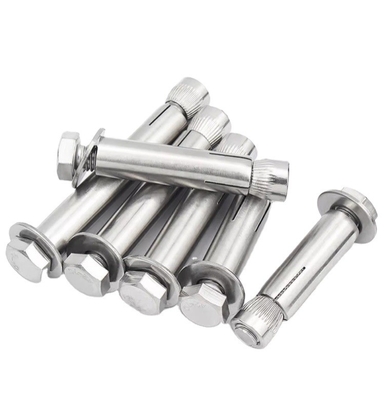 サンプル ブラウン 仕上げ ステンレス 鋼 B8MSH B8M B8 B7 18-8 INOX 1/4インチ ヘックス ヘッド スリーブ アンカー 重作業用