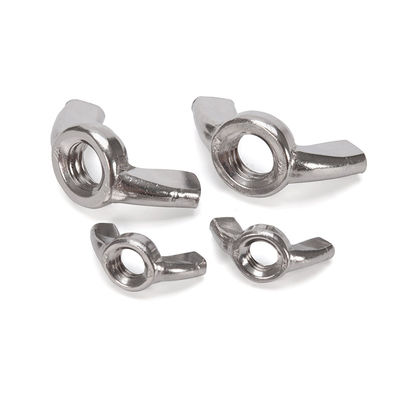 重工業および自動車用用用のための金属合金鋼のメトリック測定システムDIN315 手で締め付けられたバタフライナッツ