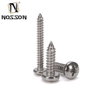 メトリック計測システム ステンレス鋼304 白色 4x20mm チップボード スクロール 銀塗装 具装 GB 規格