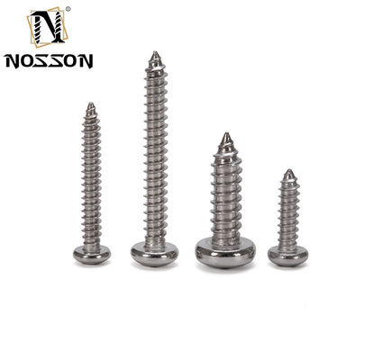 M2.5 DIN7981 H ステンレス鋼材のC型ピリップス駆動型コーンポイントのクロスリセスパンヘッドタッピングスクリュー