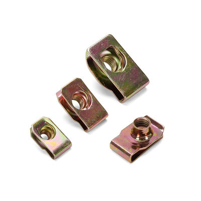 ヘクサゴンヘッド メトリック計測システム M4-M10 亜鉛付U型金属スプリングクリップナッツ メタルUナッツ