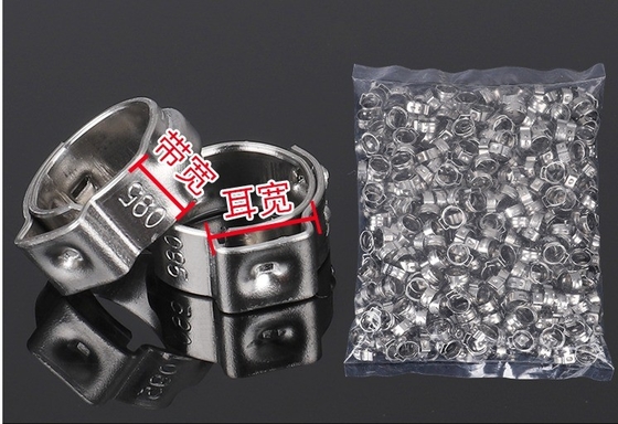 標準工業用304ステンレス鋼単耳クリップ - 提供 オーダーメイドサポート OEM サンプル インストック