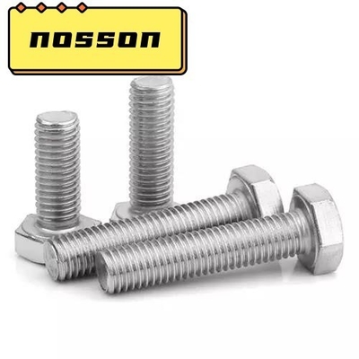 メトリック測定システム M6-M36 M10 製造用ブラックヘックスボルトナッツ洗浄機 DIN933 8.8 12.9 グレードブルー染色仕上げ
