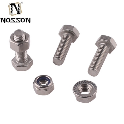 ステンレス鋼 ANSI/ASME M8 ヘックスヘッドボルト グレード 4.8/ 8.8/ 10.9/ 12.9 半糸ボルトとナッツ パーノス Din 931 亜鉛仕上げ