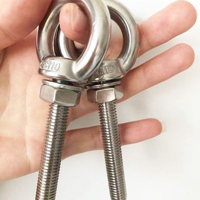 JIS標準 耐腐蝕性ステンレス鋼糸リフティングリング 肩目ボルト 3/8 &quot;X 2.75&quot; ナッツと洗浄機