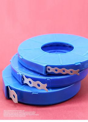 100%QC合格 ワイヤバンドリング用 白い金属型丸型パフォーレート帯