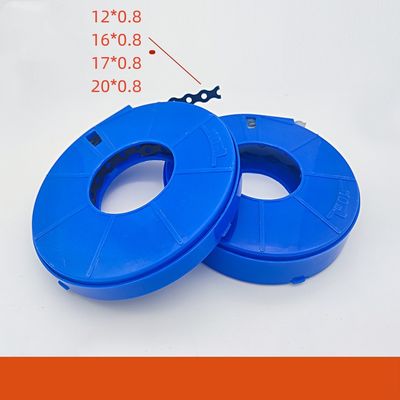 白い鉄筋テープと耐久性のあるプラスチック粉末表面12mm17mm幅固定帯テープで耐熱マウント