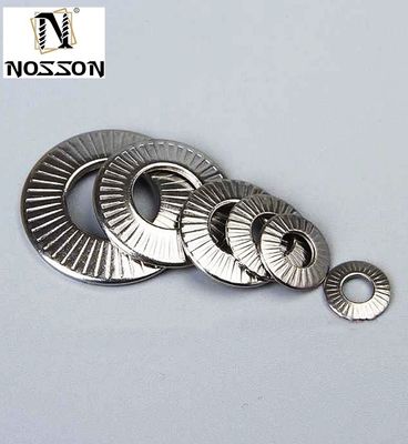 M3-M30 NFE25511 ステンレス鋼 フランス式 解散防止ロック洗浄機 ディスク 皿 ローケット 洗浄機 フラット 洗浄機 丸 洗浄機