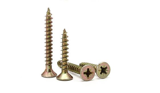 黄色亜鉛塗装自転切断シートボードスクリュー C1022 M3.5 M4.2 M55