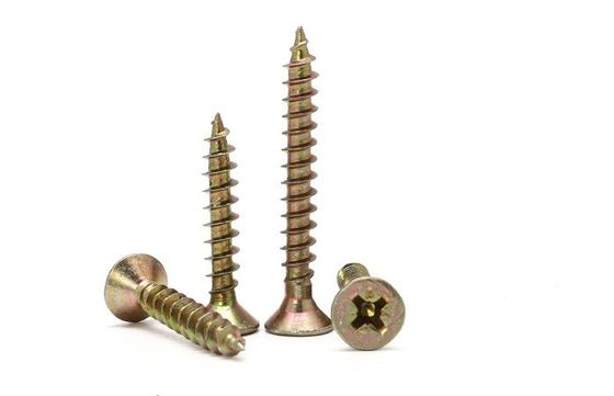 黄色亜鉛塗装自転切断シートボードスクリュー C1022 M3.5 M4.2 M55