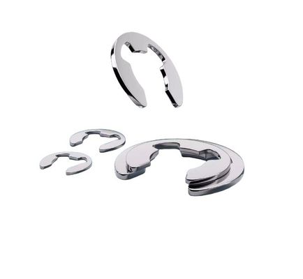 平面仕上げ ステンレス鋼 E型 スナップリング オープン 保持リング E型 円形 内歯 スタイル GB896 DIN6799